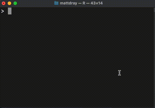 An R function, ‘add_one’, is executed. The device’s camera is activated and a QR code is presented. Back in the terminal, the phrase ‘correct password’ and the answer, ‘2’, are printed. |528x367
